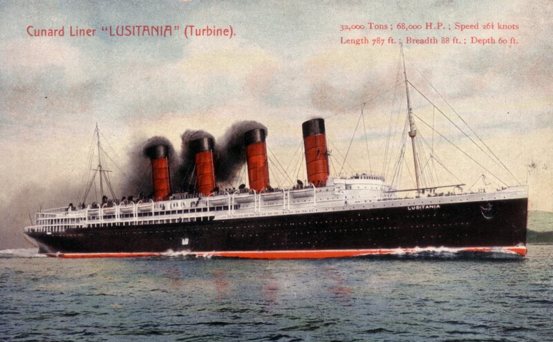 Cunard Liner Lusitania