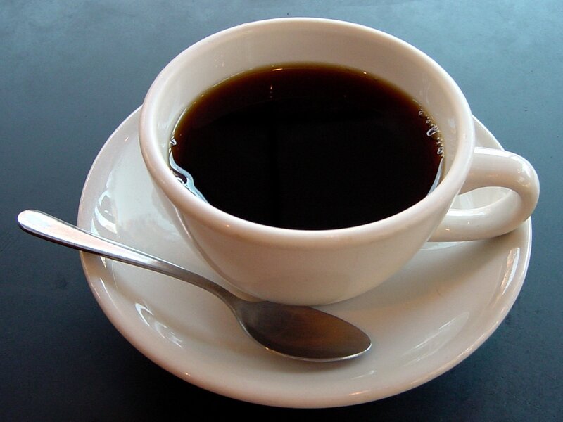 cup of black coffee