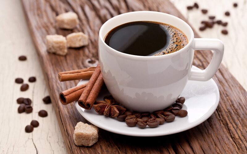Cup of Black Coffee — White, Calm