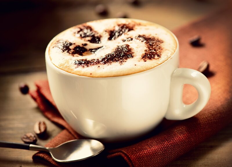 Cup of Cappuccino — Brown, Warm