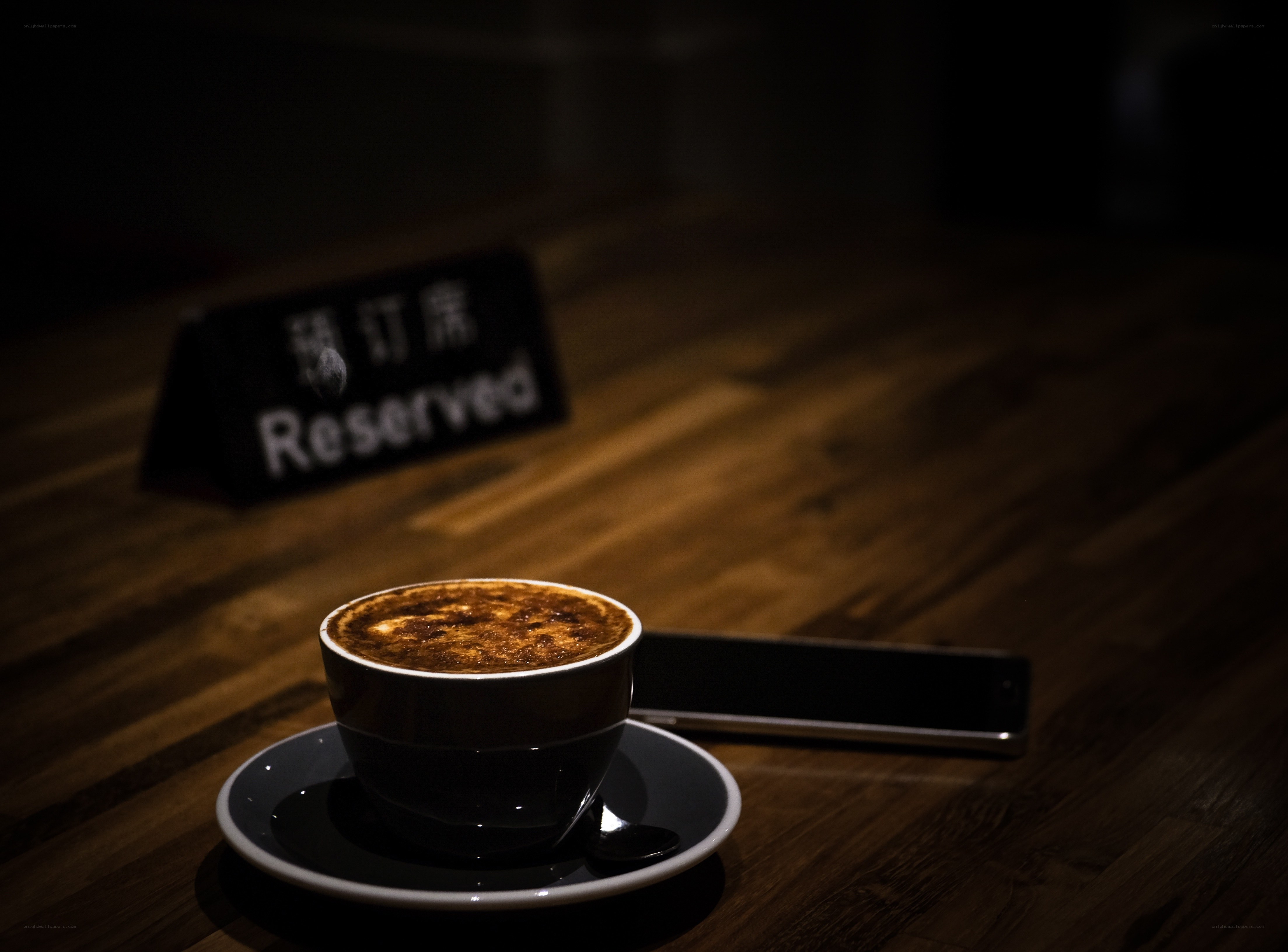 Cup of coffee on a table