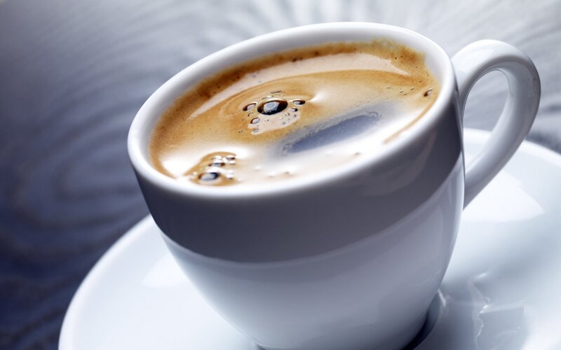 cup of coffee on saucer