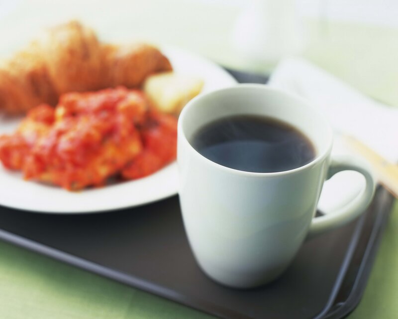 Cup of Coffee on Tray