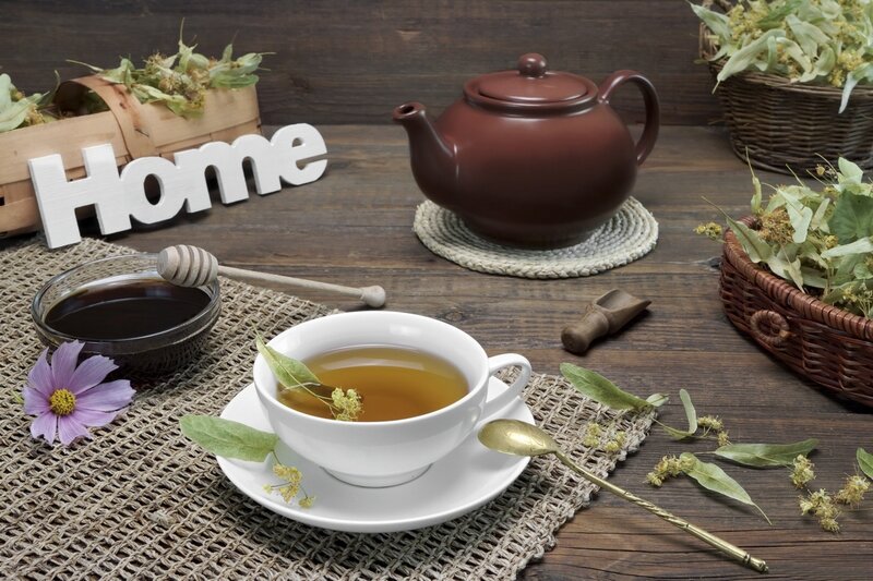 Cup of Herbal Tea — Brown