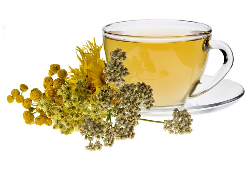 Cup of Herbal Tea — Yellow