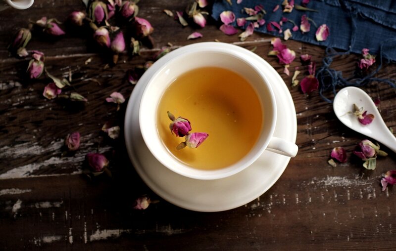 Cup of Rose Tea — Brown, Calm