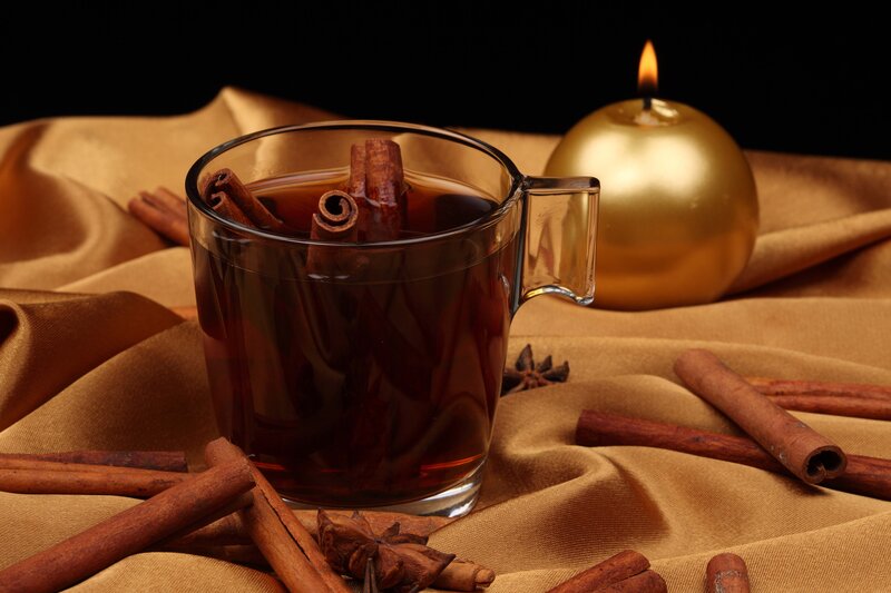 Cup of Spiced Tea — Brown, Cozy, Night