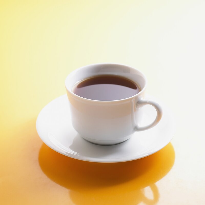 cup of tea on saucer