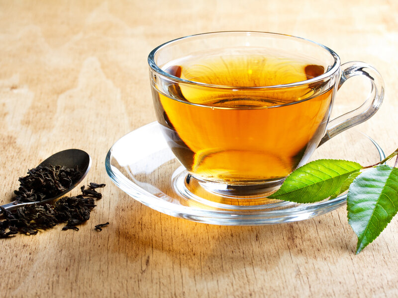 Cup of Tea on Wood