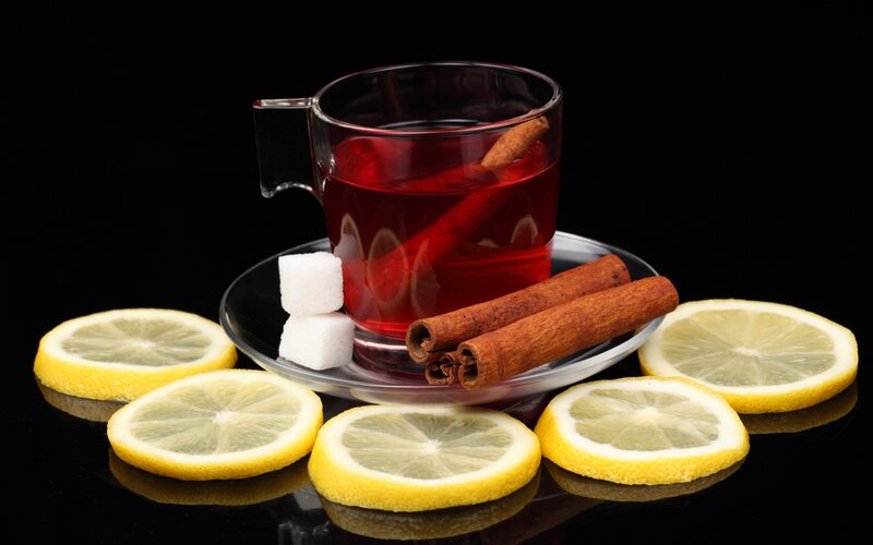 Cup of Tea with Lemon — Black