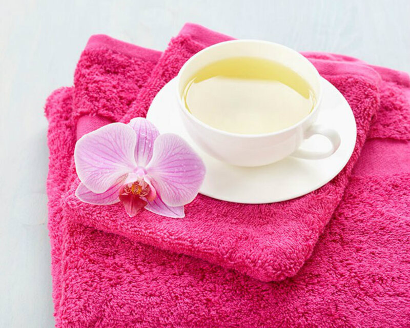Cup of Tea with Orchid