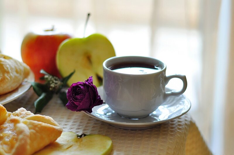 Cup of Tea with Pastries
