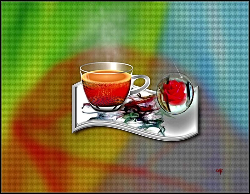Cup of Tea with Rose