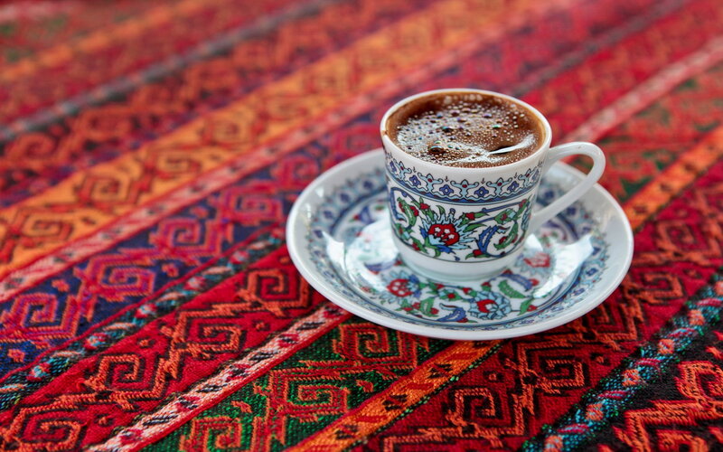 Cup of Turkish Coffee — Red