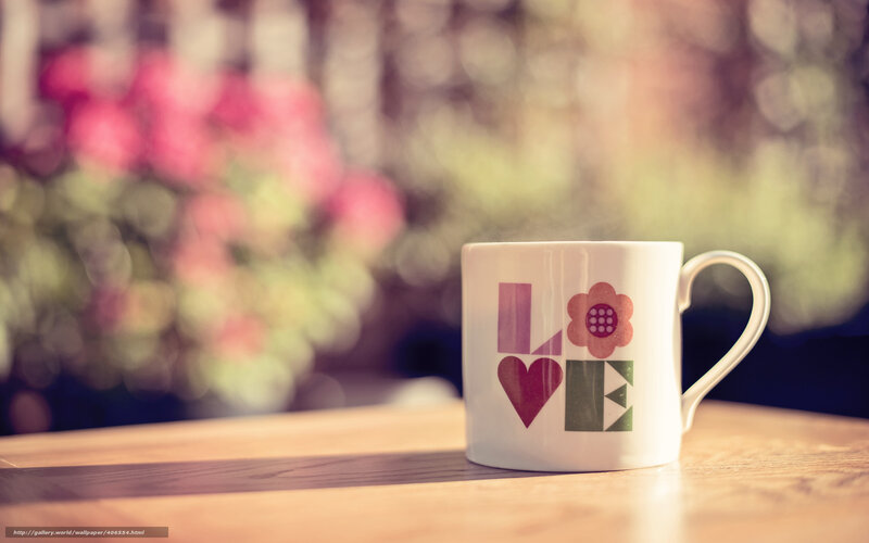 Cup with love design