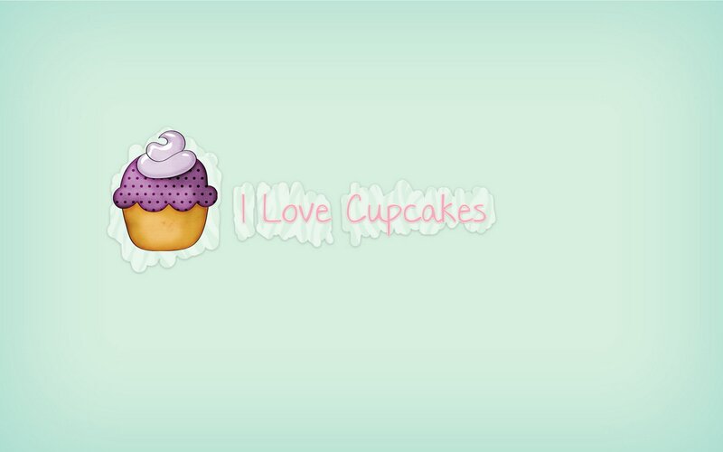 Cupcake Illustration — Light Green