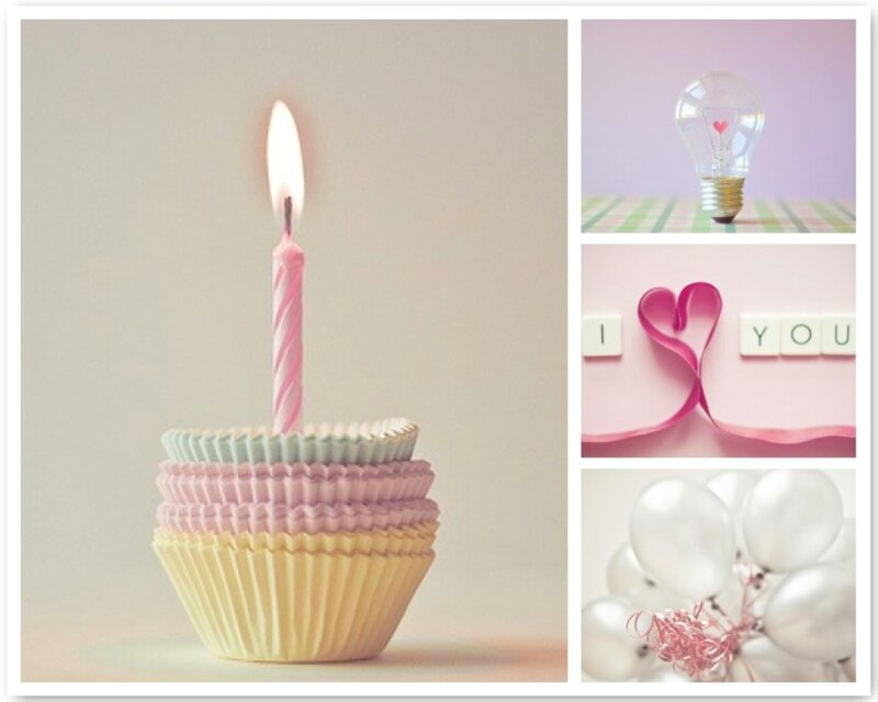 Cupcake with Candle — Pink