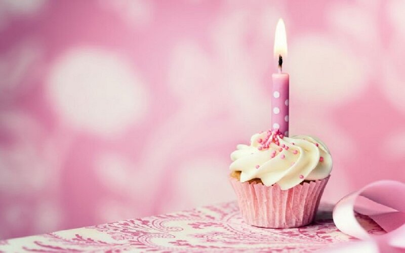 Cupcake with Candle
