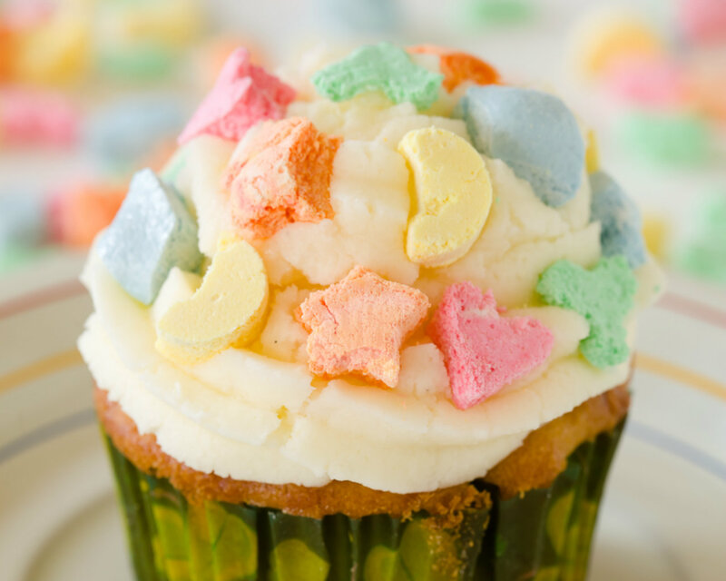 Cupcake with Marshmallows