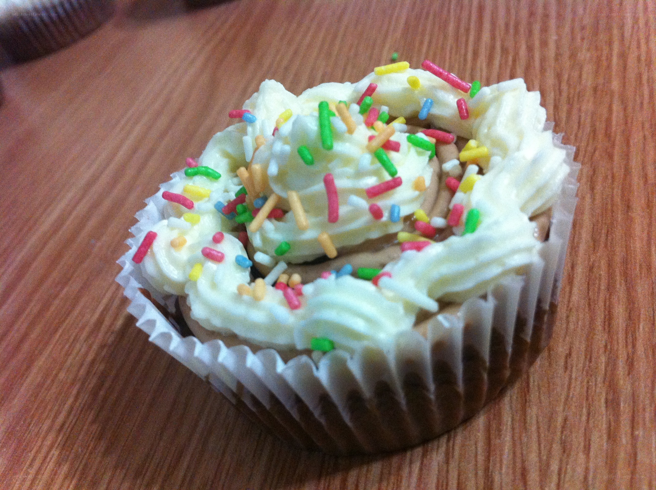 cupcake with sprinkles