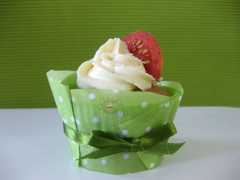 Cupcake with Strawberry