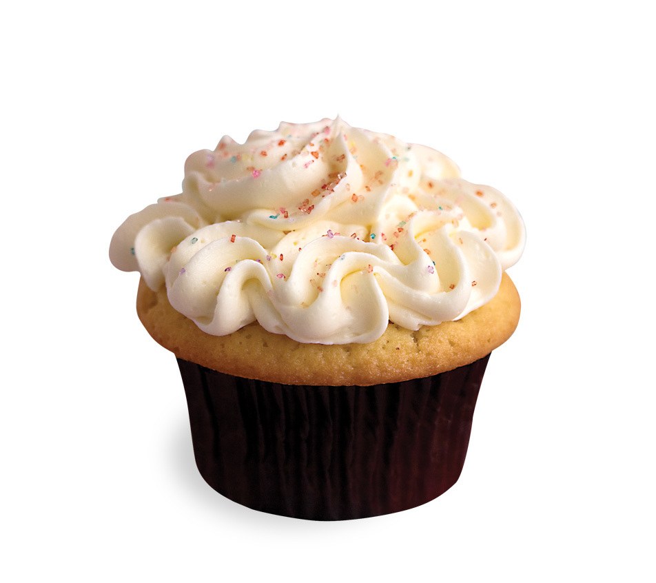 cupcake with white frosting