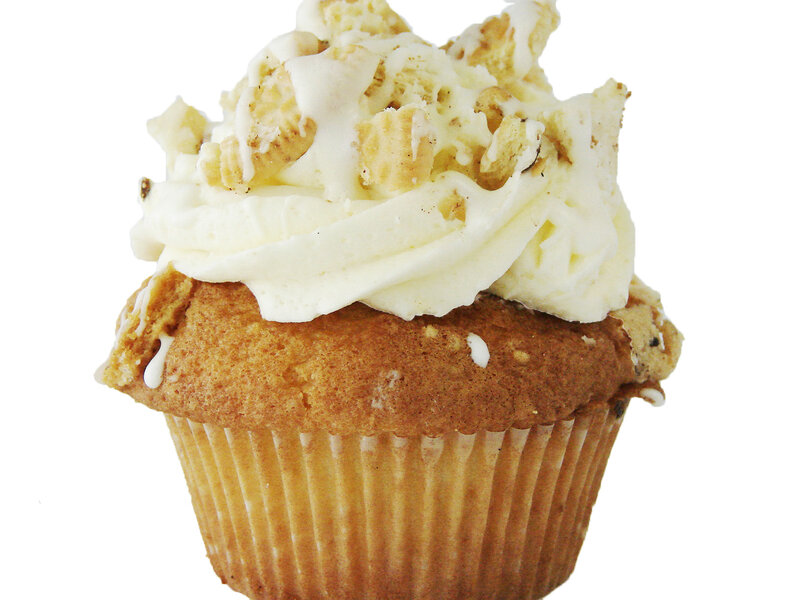 cupcake with white frosting