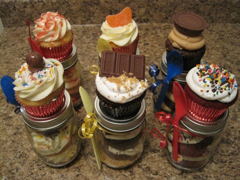 Cupcakes in Jars