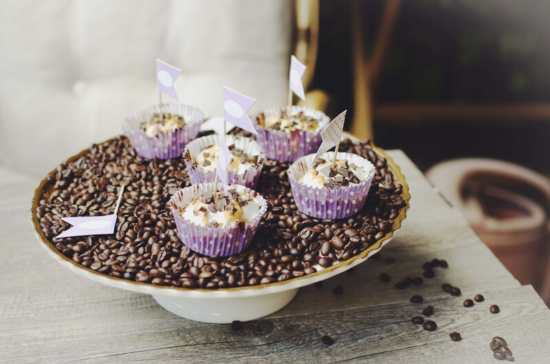 Cupcakes on Coffee Beans