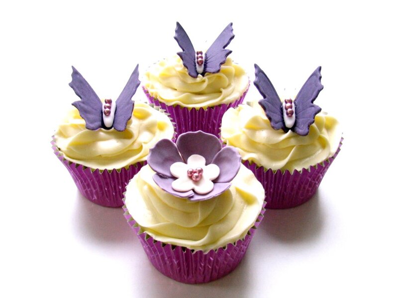 Cupcakes with Butterflies