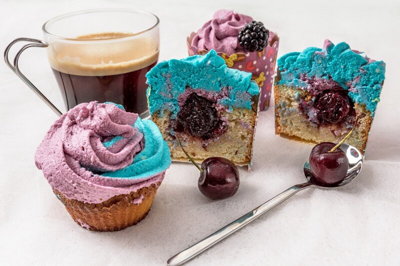 Cupcakes with Cherries