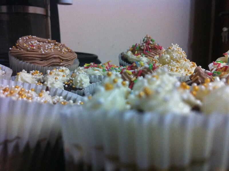 cupcakes with sprinkles