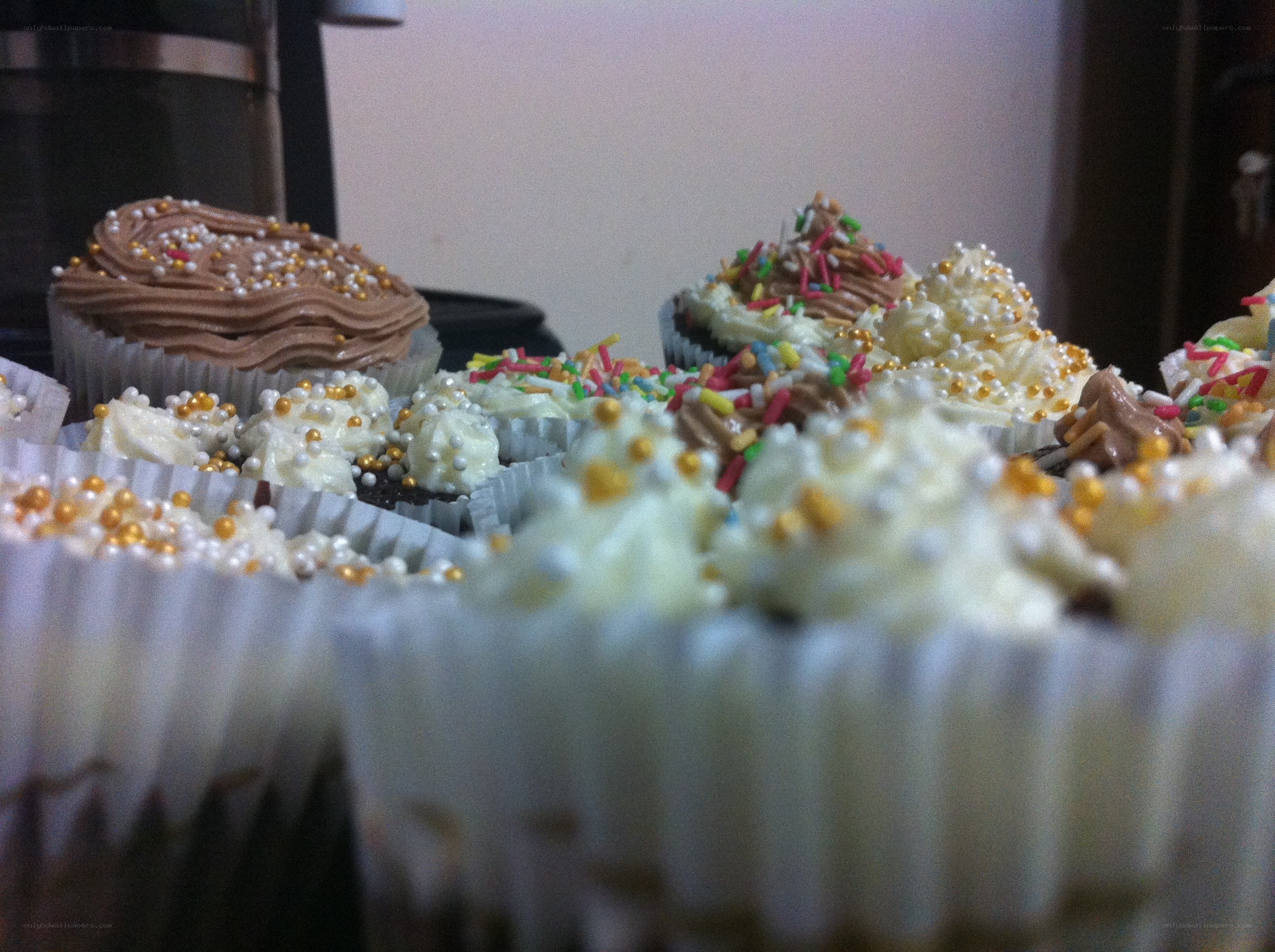 cupcakes with sprinkles