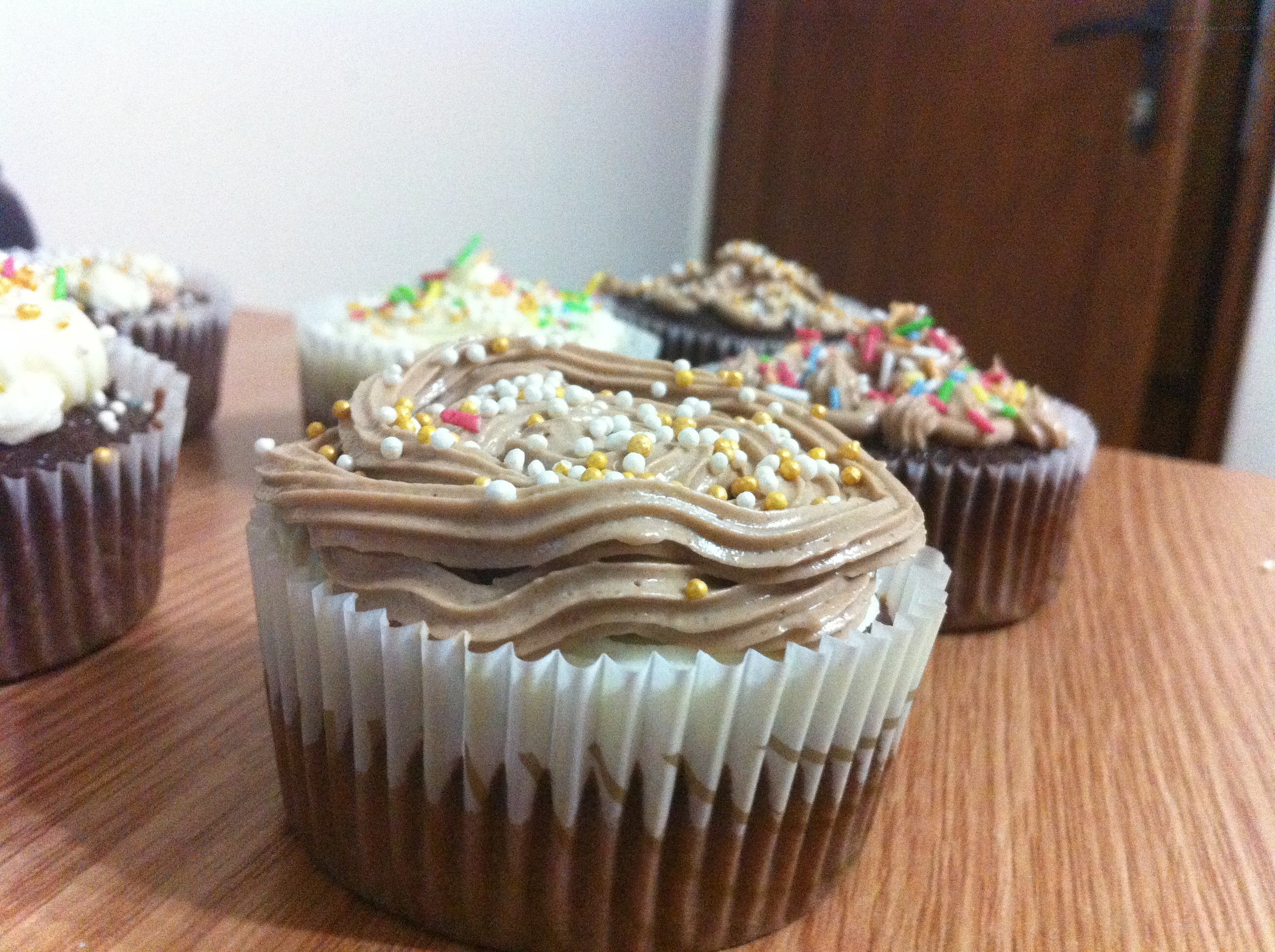 cupcakes with sprinkles