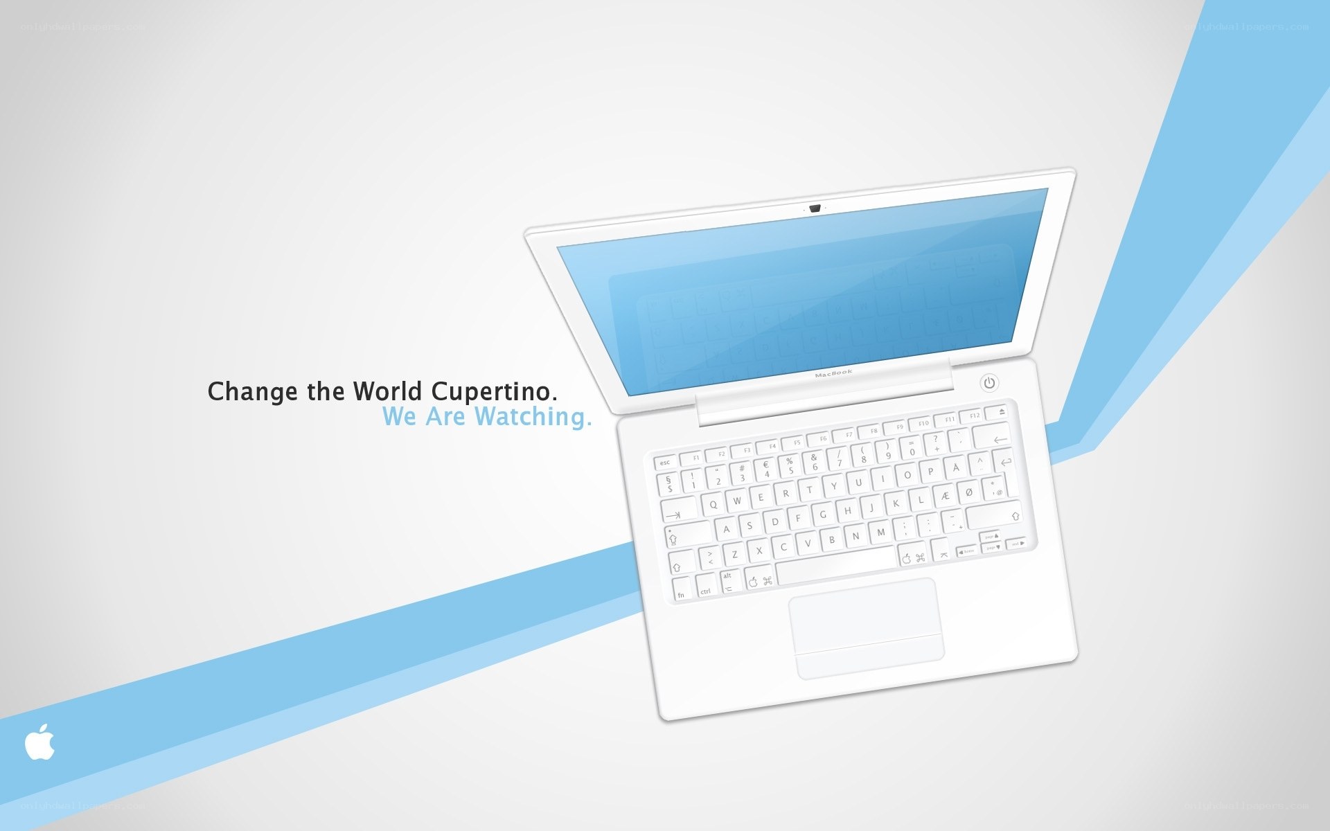 Cupertino laptop ad