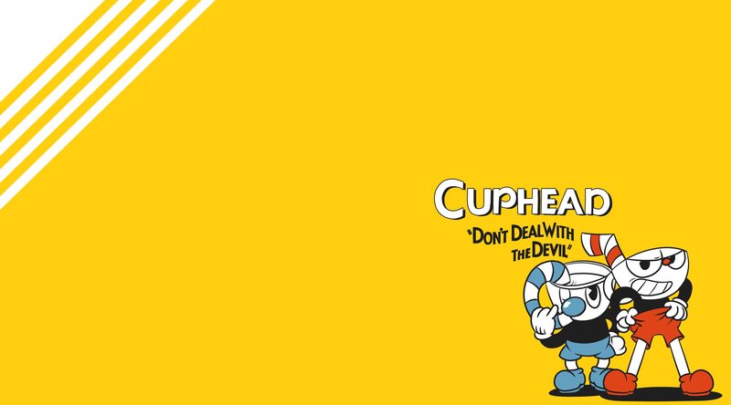 Cuphead and Mugman Characters — Yellow