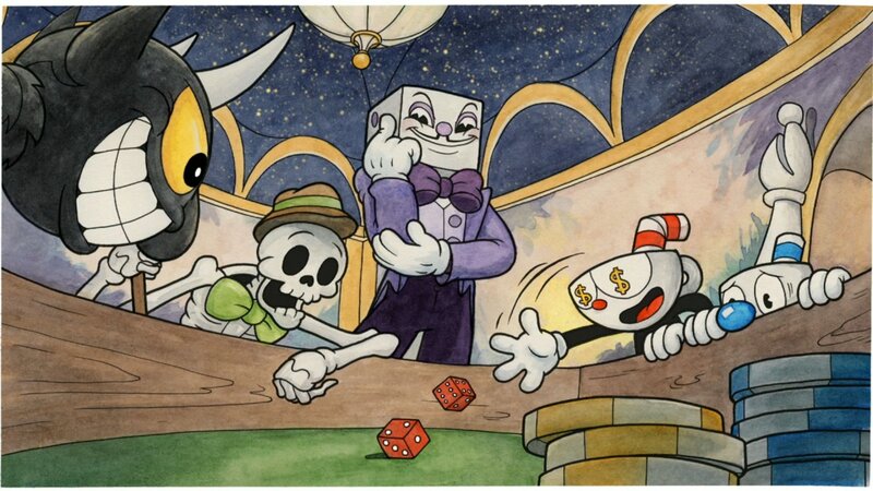 Cuphead Characters in Casino