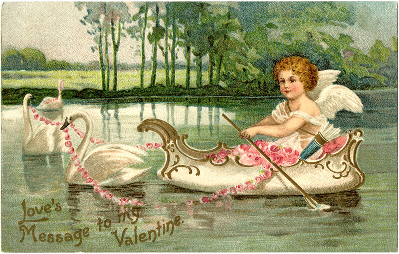 Cupid in a Boat