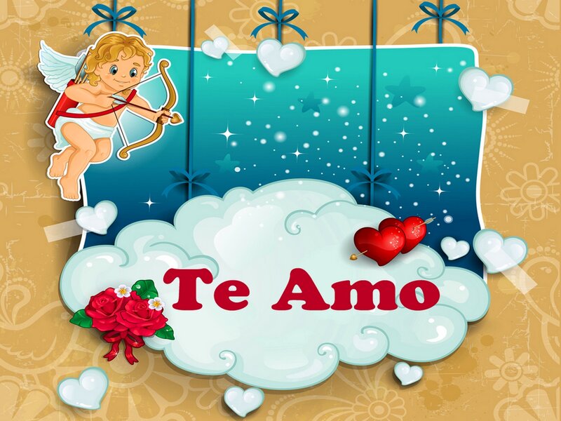 Cupid with Bow and Arrow — Blue