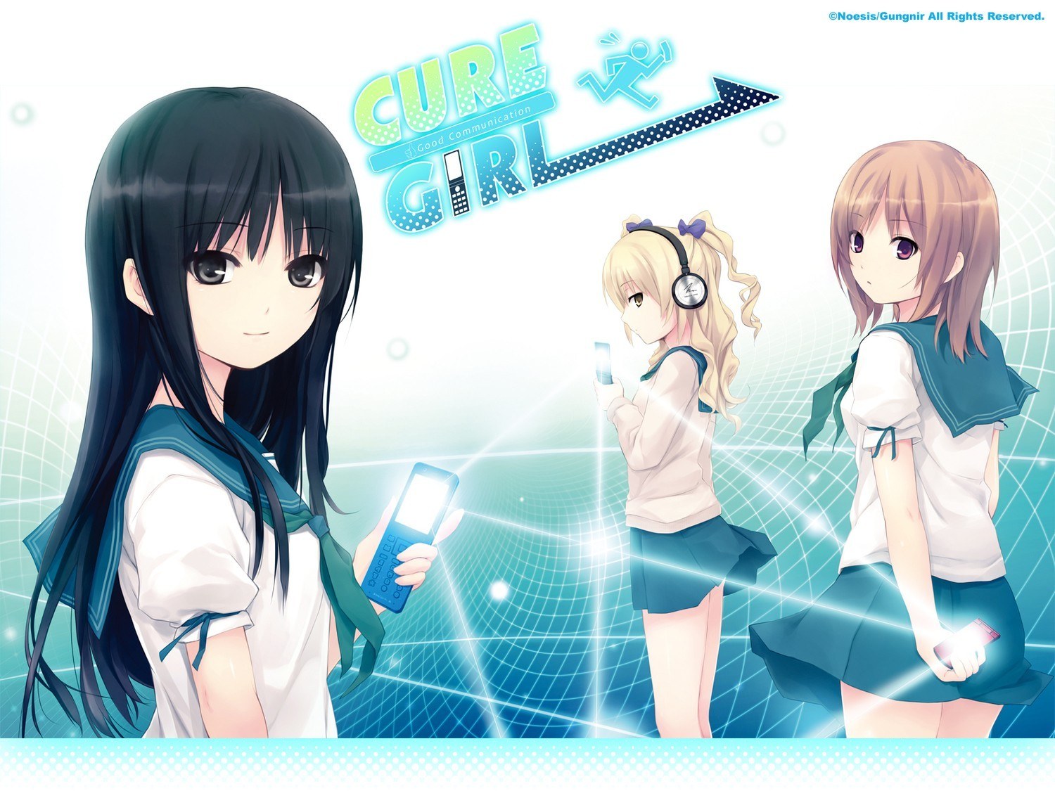 Cure Girl anime characters