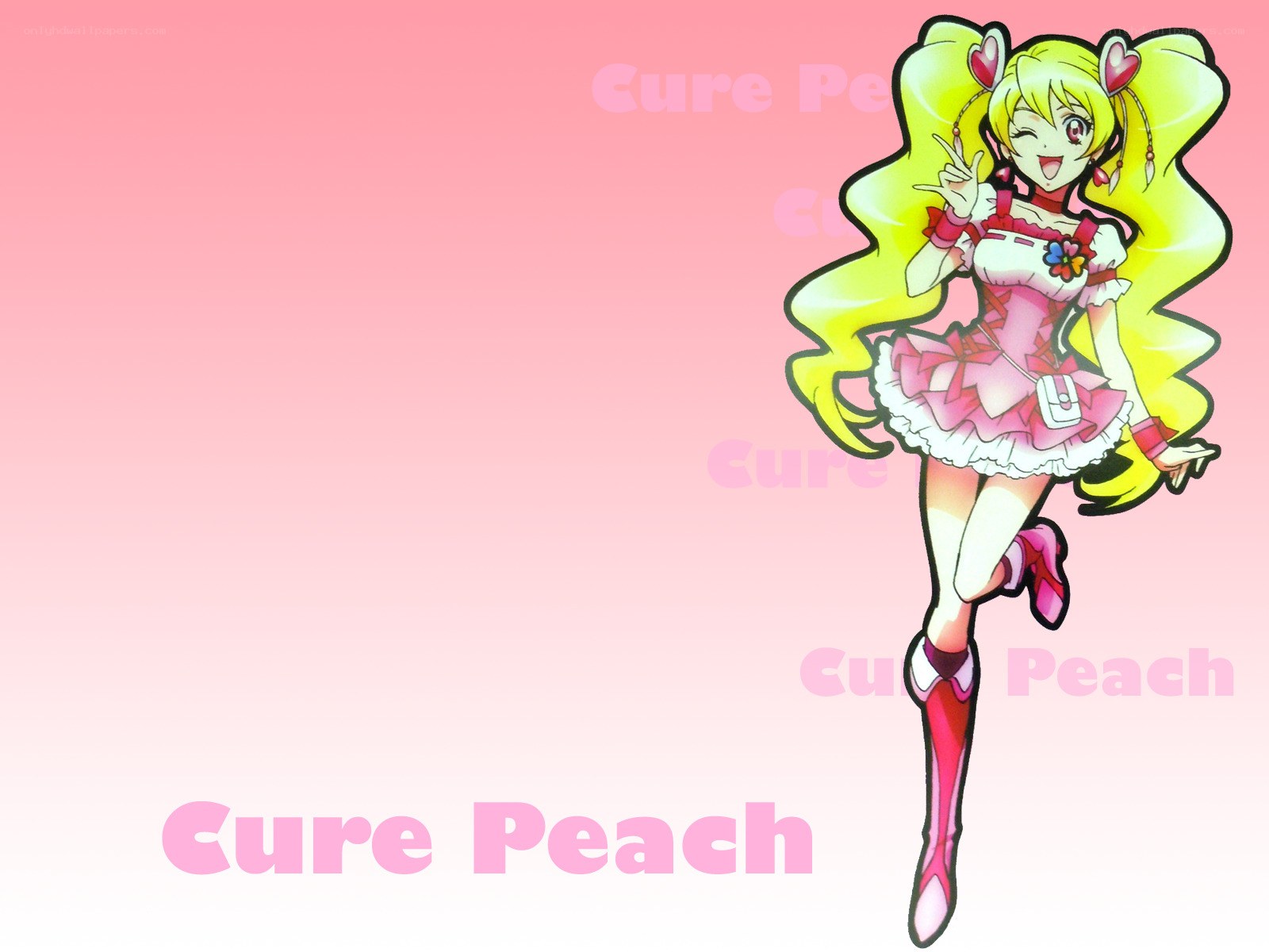 Cure Peach character art