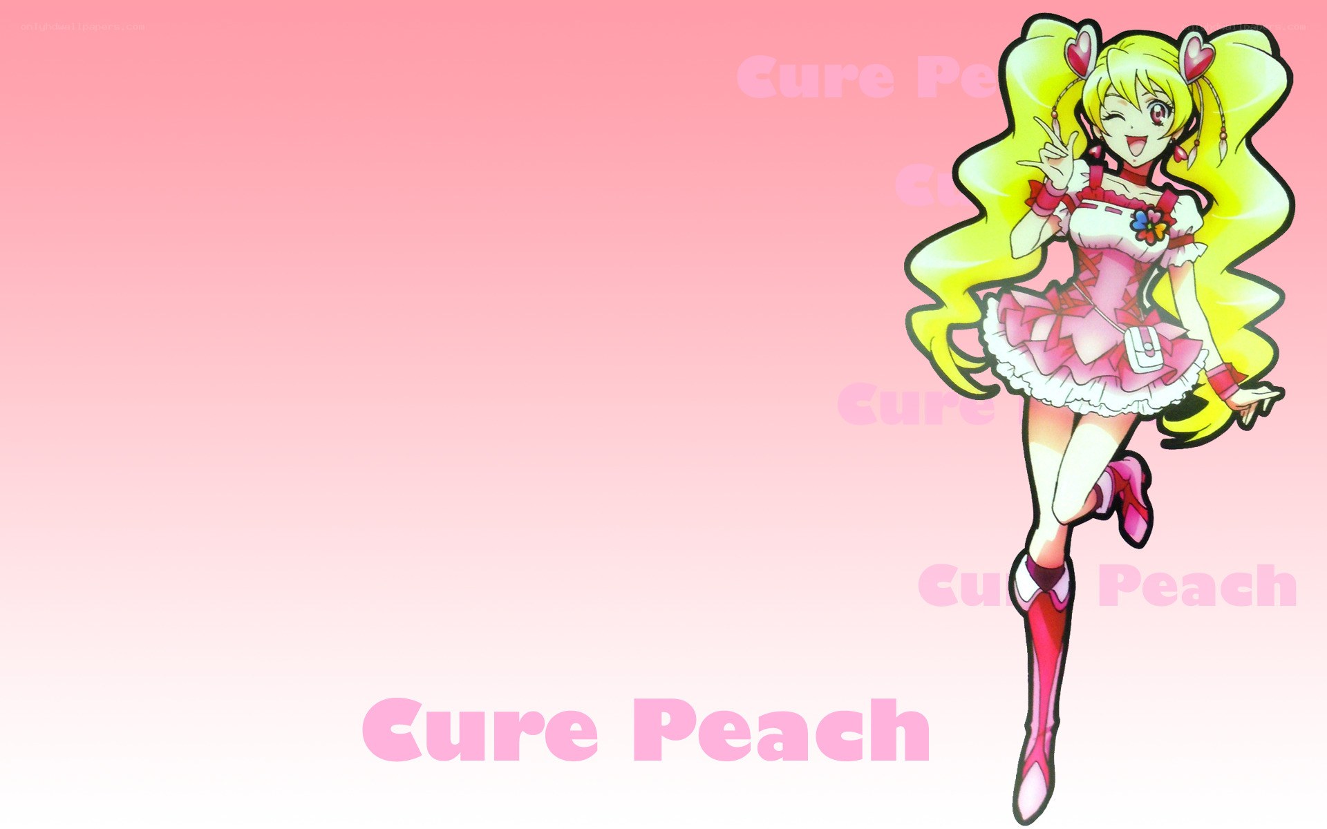 Cure Peach character art