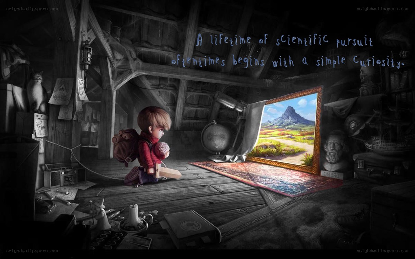 Curiosity leads to discovery