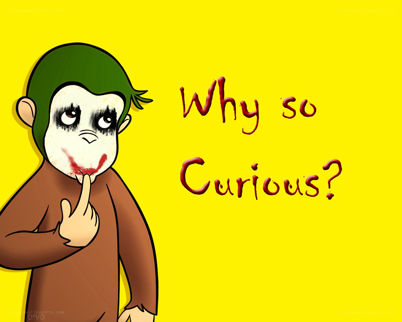 Curious George as the Joker