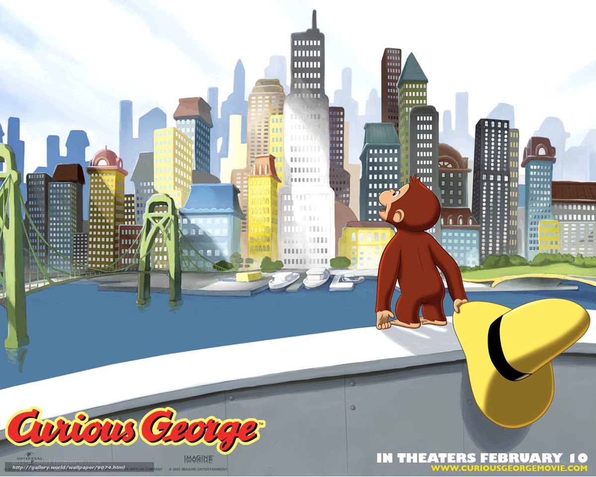 Curious George in the city