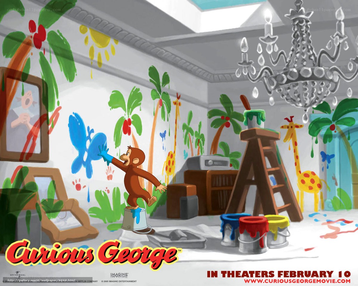 Curious George painting room