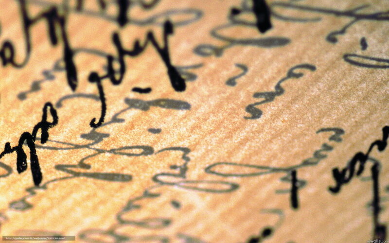 Cursive Handwriting on Paper