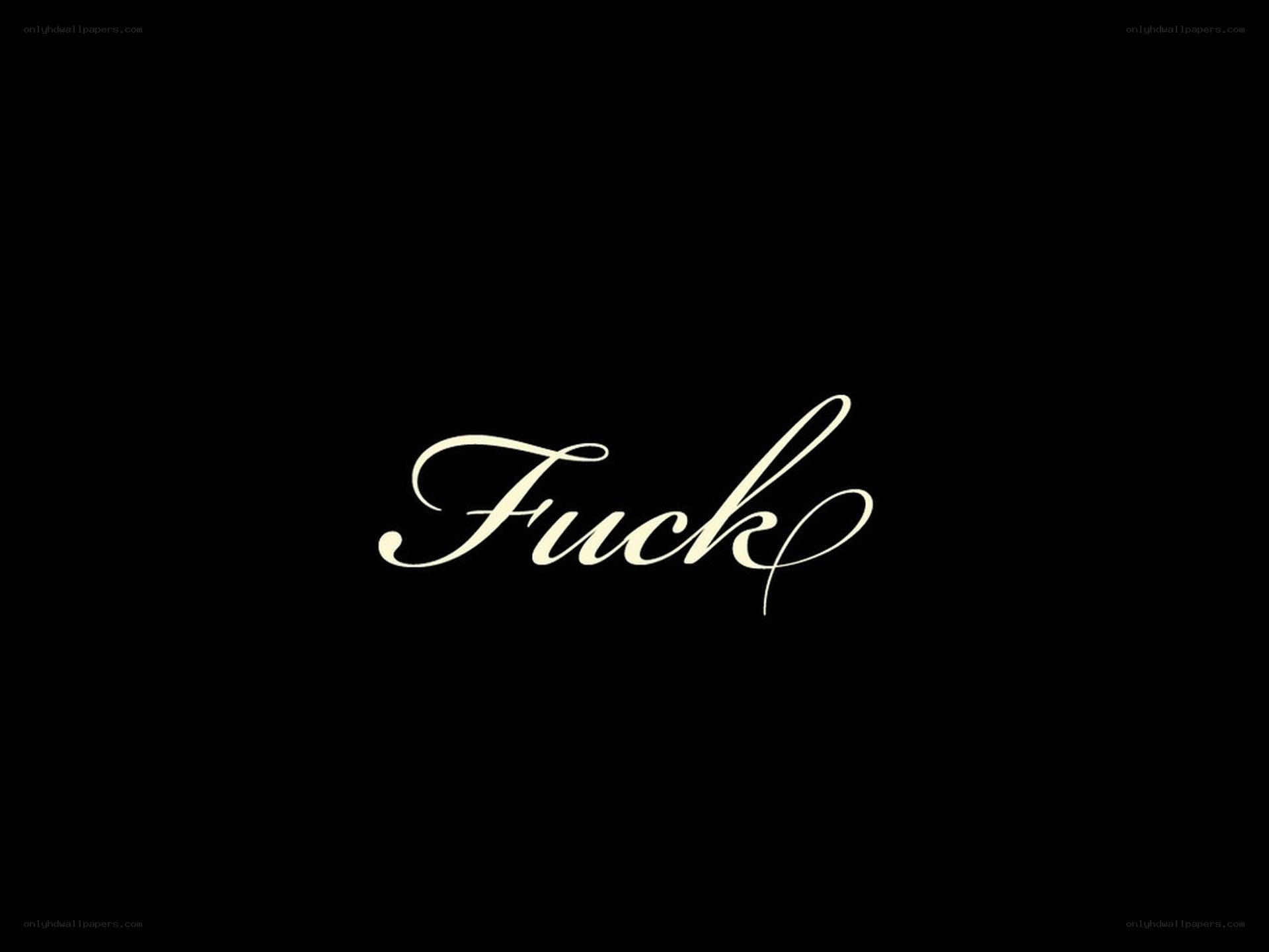 cursive word on black background