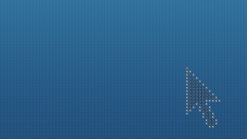cursor made of arrows