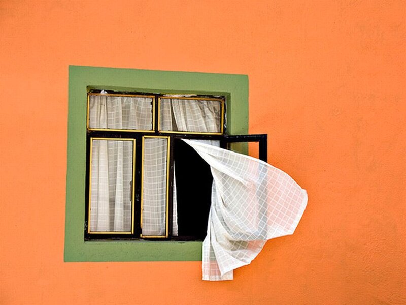 Curtains in a Window